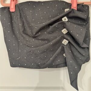 Lovers & Friends Corset Top with Rhinestone embellishments